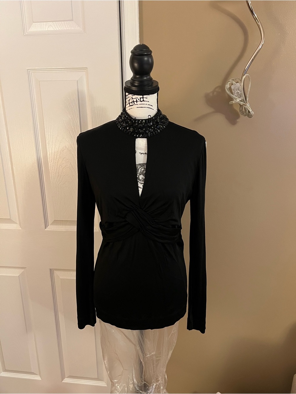 New Red Valentino Top Black 46